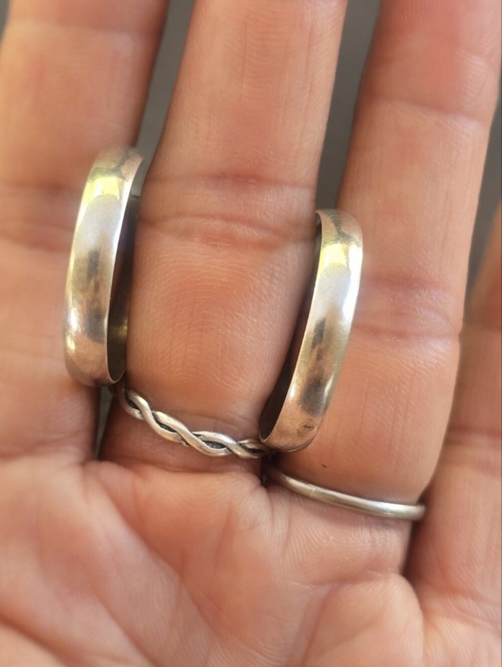 Classic plain 925 sterling silver smooth huggie hoops earrings